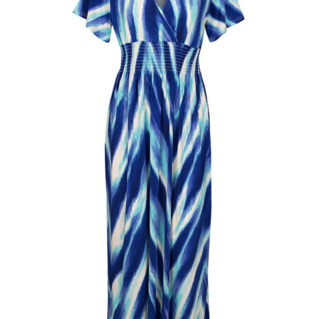 Maxi Jurk Ella Blauw | Fashionize
