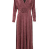 Maxi Jurk Glitter Rosé | Fashionize