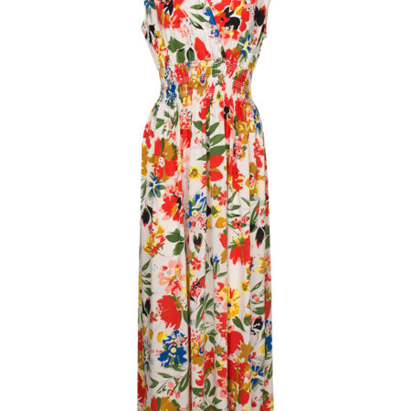 Maxi Jurk Nola Bloemen Multi | Fashionize