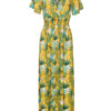Maxi Jurk Norah Geel | Fashionize