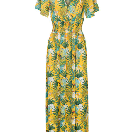 Maxi Jurk Norah Geel | Fashionize