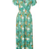 Maxi Jurk Norah Turquoise | Fashionize