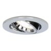 Maya LED inbouwspot - 4 Watt 345 Lumen - 6500K Daglicht wit - GU10 - Dimbaar - Rond - Kantelbaar - IP20 voor binnen - Chroom | HOFTRONIC