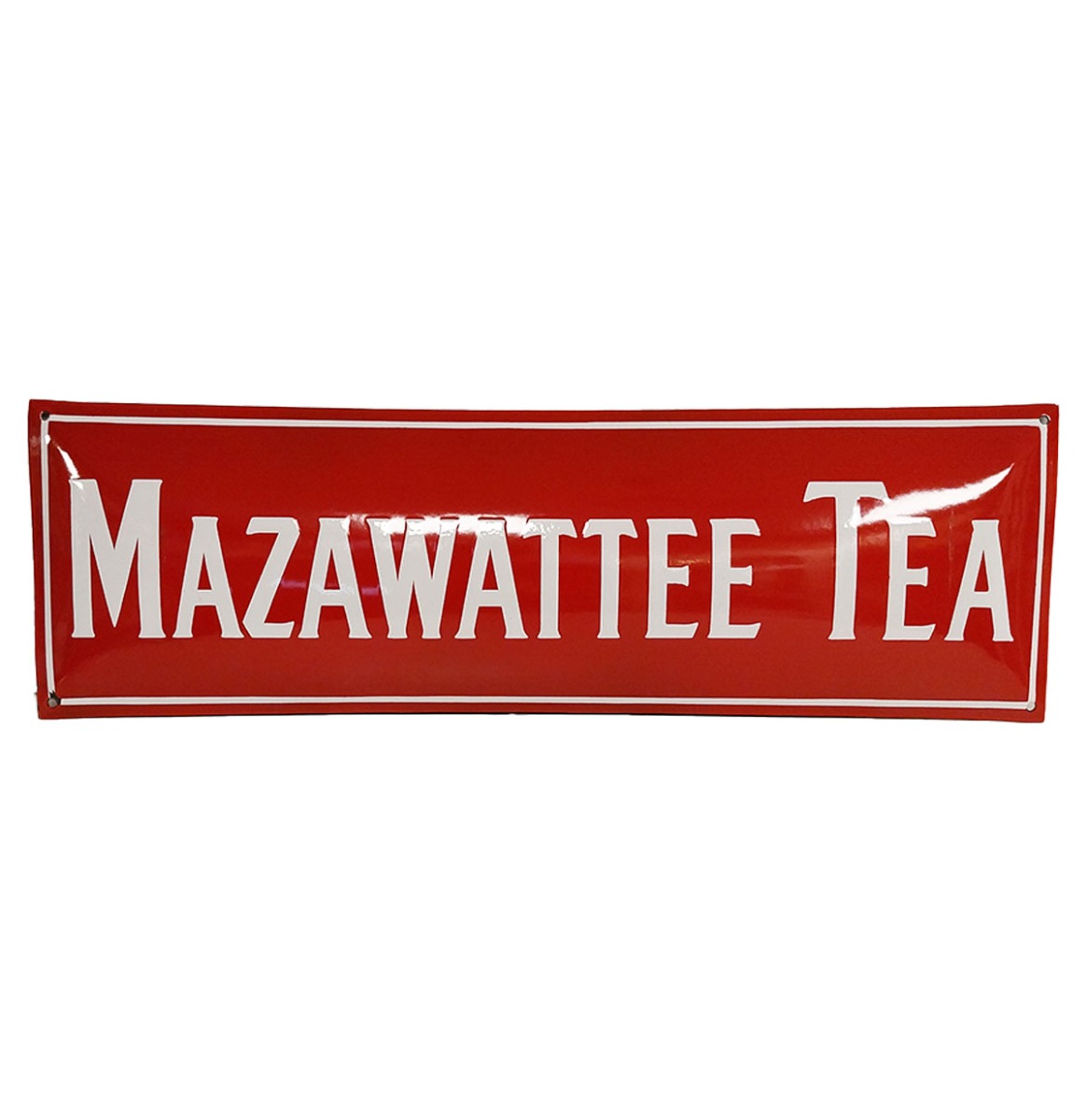 Mazawattee Tea Emaille Bord- 70 x 22cm | Fiftiesstore