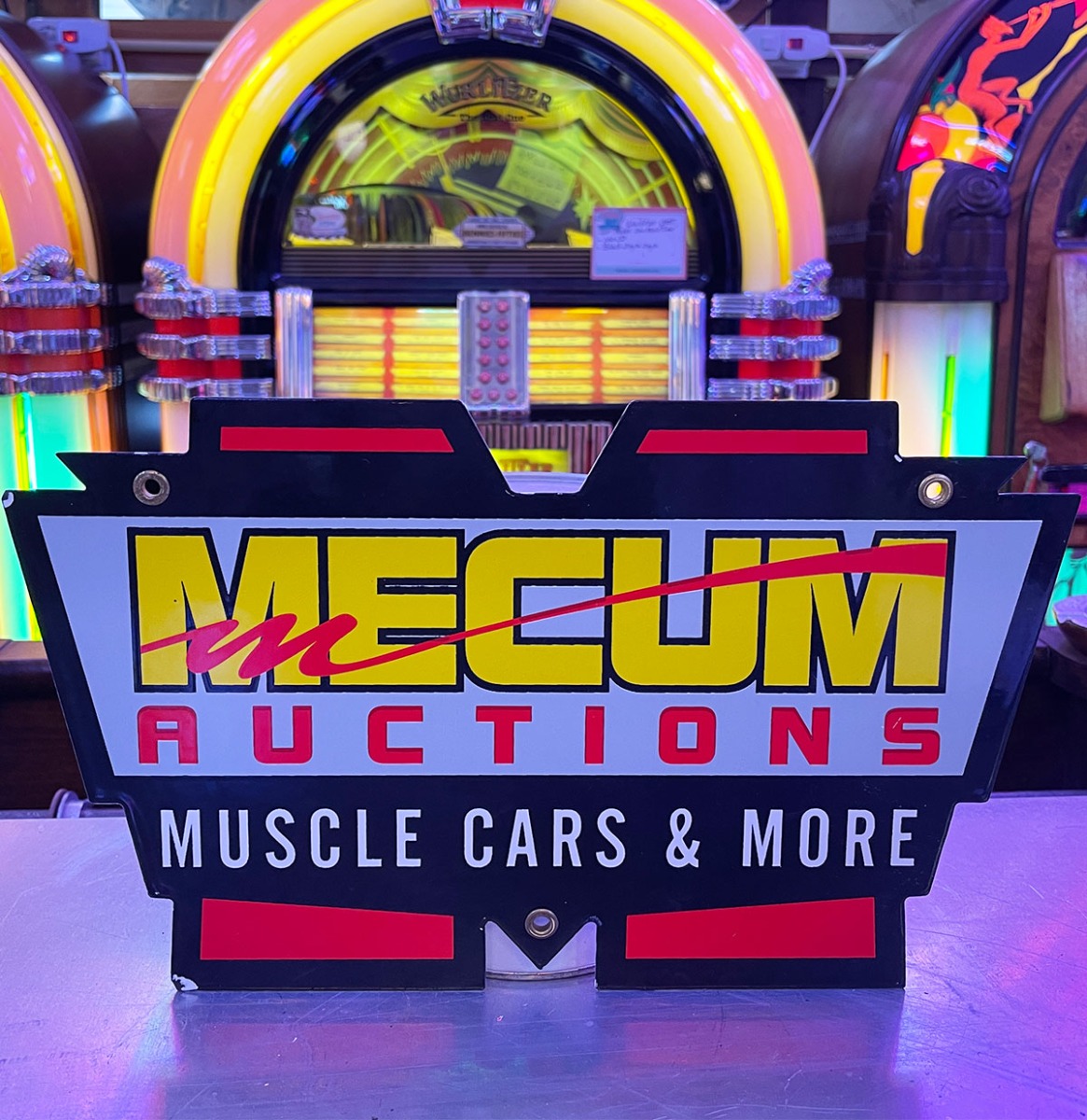 Mecum Auctions Production Sample Emaille Bord - 30