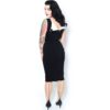 Megan Pencil Dress Black-XL | 49% korting | Tatyana