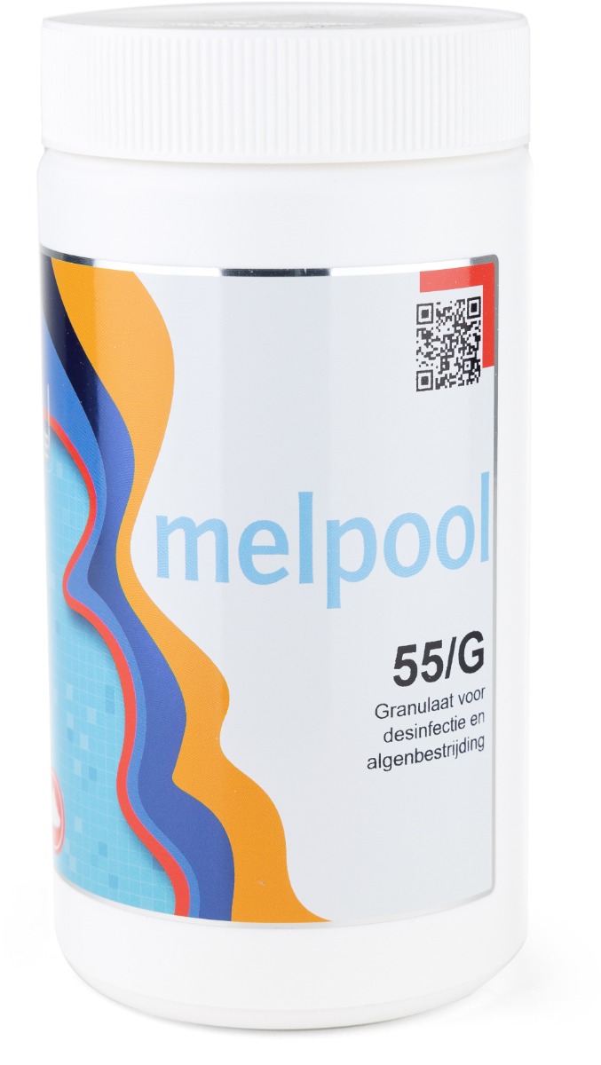 Melpool chloorshock 55G 1 kg | Melpool