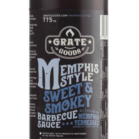 Memphis Sweet & Smokey Barbecue Sauce - 265 ml - Zoet-Rokerige Smaak uit Memphis | GRATE GOODS
