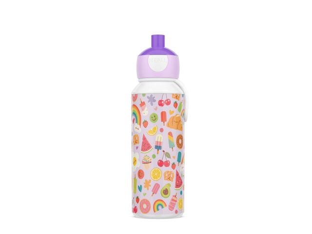 Mepal Drinkfles Pop-up Campus 400 Ml - Food Fest | Mepal
