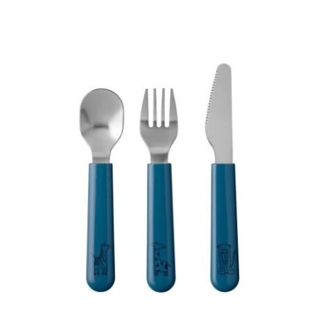 Mepal Kinderbestekset Mio 3 delig - Deep Blue | Mepal