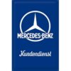 Mercedes-Benz Kundendienst Reliëf Metalen Bord 60 x 40 cm | Mercedes
