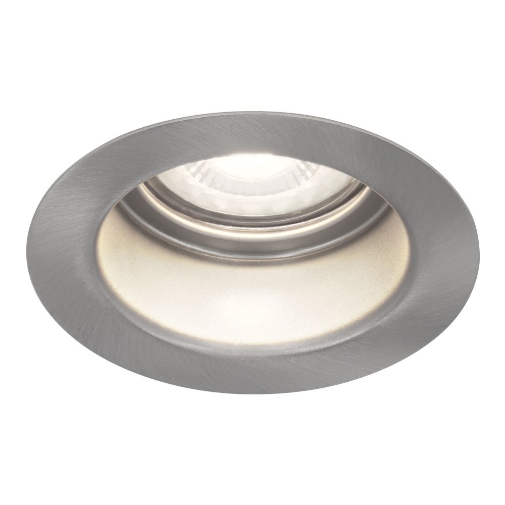Mesa LED inbouwspot verzonken - 4 Watt 345 Lumen - 6500K daglicht wit - GU10 - Dimbaar - Rond - IP64 Waterdicht - RVS - Anti-glare | HOFTRONIC