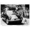 Metaal Bord 30x40 cm Citroen DS 19 General de Gaulle | Citroën