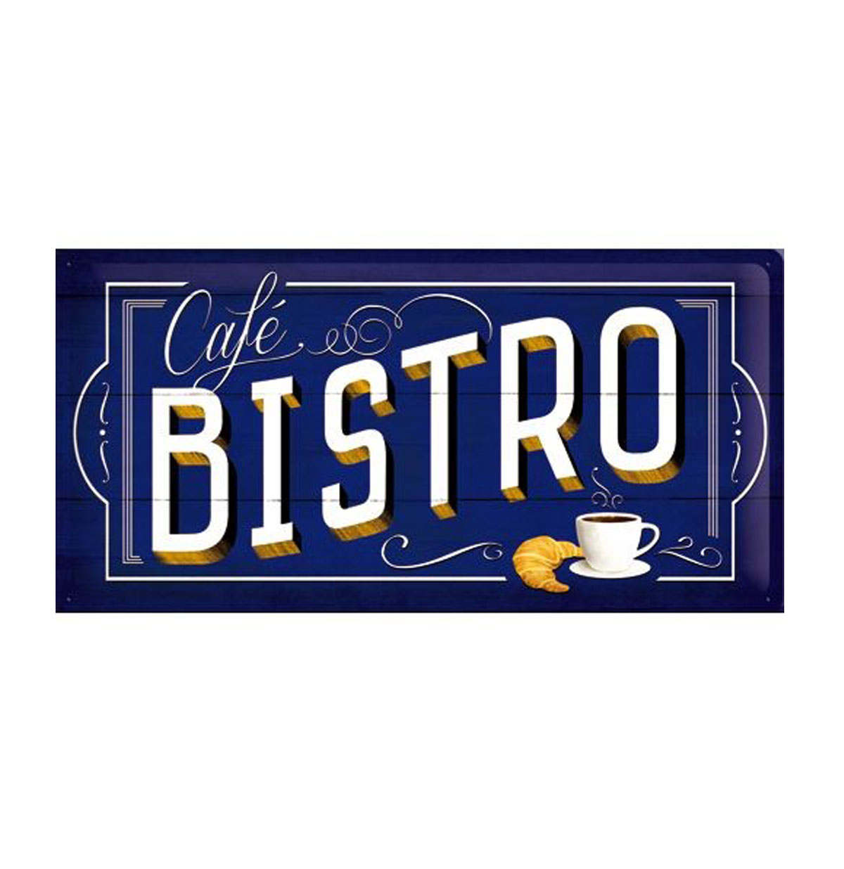 Metal Sign Bistro 25 x 50 cm LAATSTE STUKS | Fiftiesstore