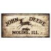 Metalen Bord 25 x 50 cm John Deere Molline