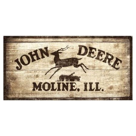 Metalen Bord 25 x 50 cm John Deere Molline
