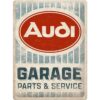 Metalen Bord 30 x 40 cm Audi - Garage | Audi