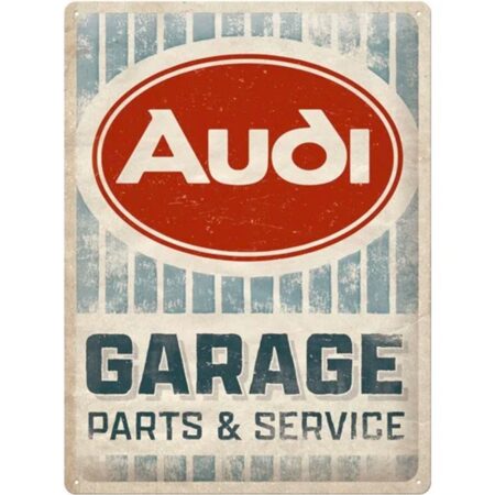 Metalen Bord 30 x 40 cm Audi - Garage | Audi