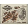 Metalen Bord 30 x 40 cm Goodyear - Fabrieken Sinds 1898 | Goodyear