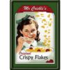 Metalen Bord 30 x 40 cm Mr. Crickle's Crispy Flakes | Nostalgic Art