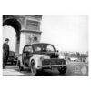 Metalen Bord 30 x 40 cm Renault 4 CV Police | Renault