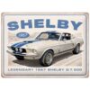 Metalen Bord 30 x 40 cm Shelby - 1967 GT 500 | Carroll Shelby