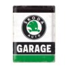 Metalen Bord 30 x 40 cm Skoda - Garage Groen | Skoda
