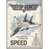 Metalen Bord 30 x 40 cm Top Gun - Jet | Nostalgic Art