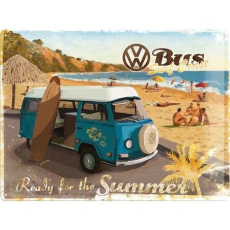 Metalen Bord 30 x 40 cm VW Bus | Volkswagen