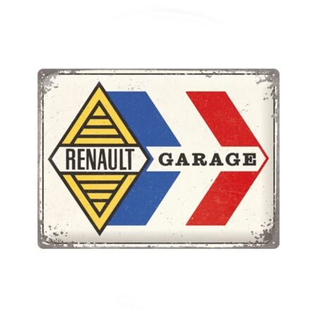 Metalen Bord 30 x 40cm Renault Garage | Renault