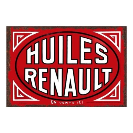 Metalen Bord 30x40 Huiles Renault | Renault