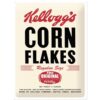 Metalen Bord 30x40 Kellogg's Corn Flakes Retro Package | Kellogg's
