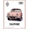 Metalen Bord 30x40 Renault Dauphine Affiche | Renault