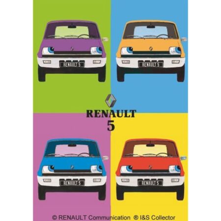 Metalen Bord 30x40 Renault R5 Pop Art | Renault