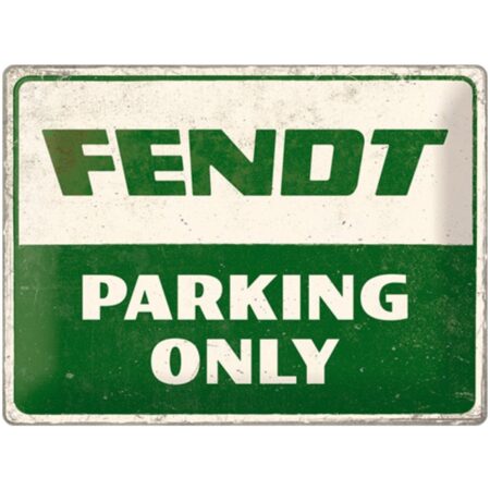 Metalen Bord 30x40 cm Fendt Parking Only | Fendt