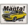 Metalen Bord 30x40 cm Opel Manta GT/E | Opel