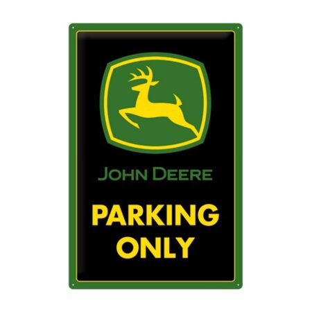 Metalen Bord 40 x 60cm John Deere - Parking Only | John Deere