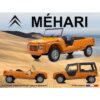 Metalen Bord 40x30cm Citroën Mehari plage | Citroën