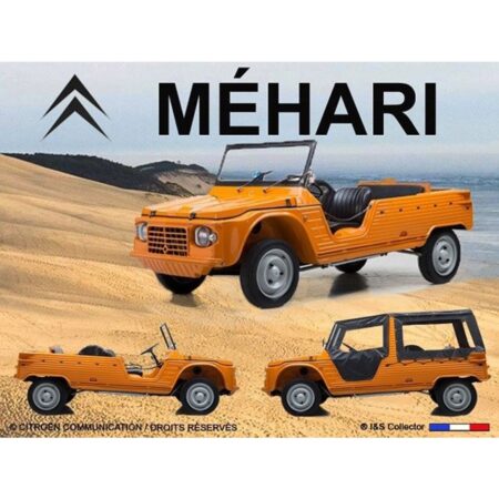 Metalen Bord 40x30cm Citroën Mehari plage | Citroën
