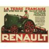 Metalen Bord RA 40x30cm Tracteur Renault | Renault