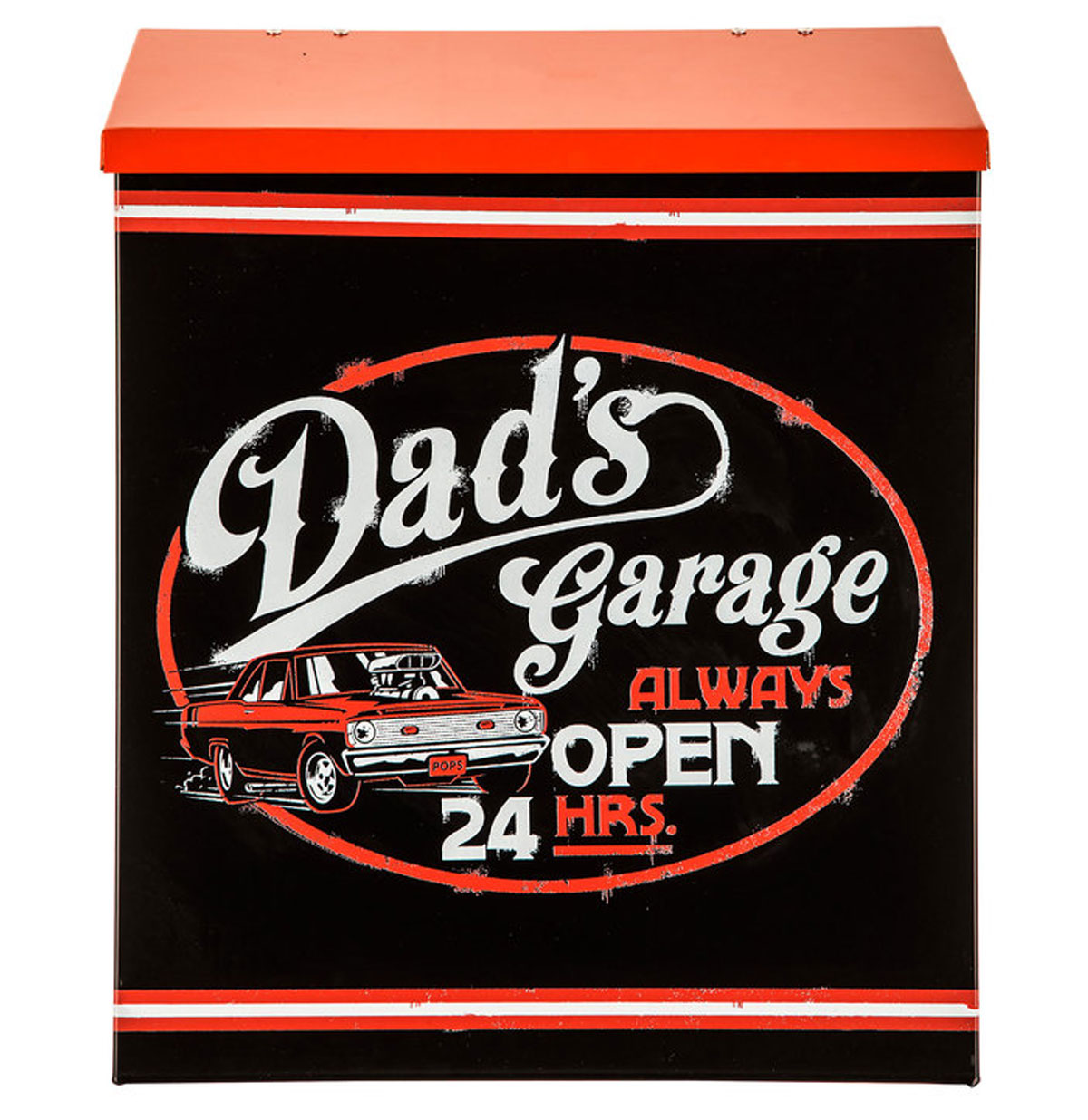 Metalen Dad's Garage Papieren Schoonmaak Rolhouder | Fiftiesstore