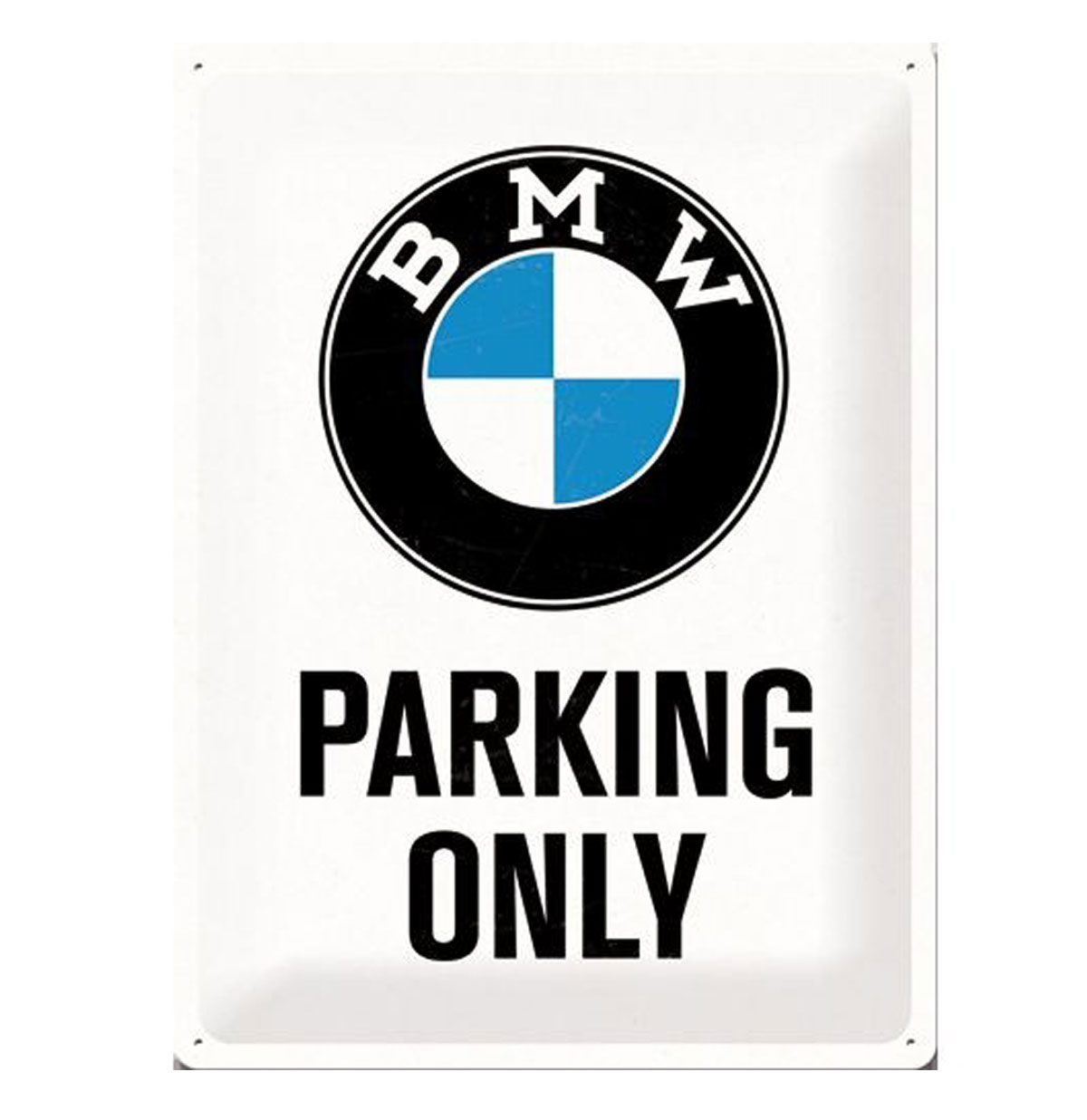 Metalen Plaat 'BMW Parking Only' 30 x 40 cm | BMW