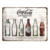 Metalen Plaat 'Coca Cola In The Distinctive Bottle' 30 x 40 cm | Coca-Cola