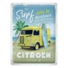 Metalen Wandbord 30x40 Citroen Type H - Surf vers le bonheur 30 x 40 cm Relief | Citroën