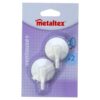 Metaltex Haken Zuignap 2 Stuks | Metaltex