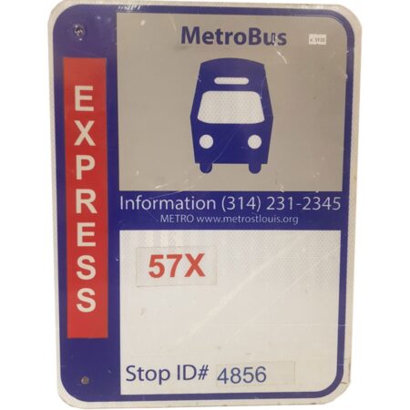 MetroBus Express Metal Straatbord - Origineel | The Dutch Pickers