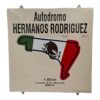 Mexico City Hermanos Rodriguez Circuit Emaille Bord - 50 x 50cm | Fiftiesstore