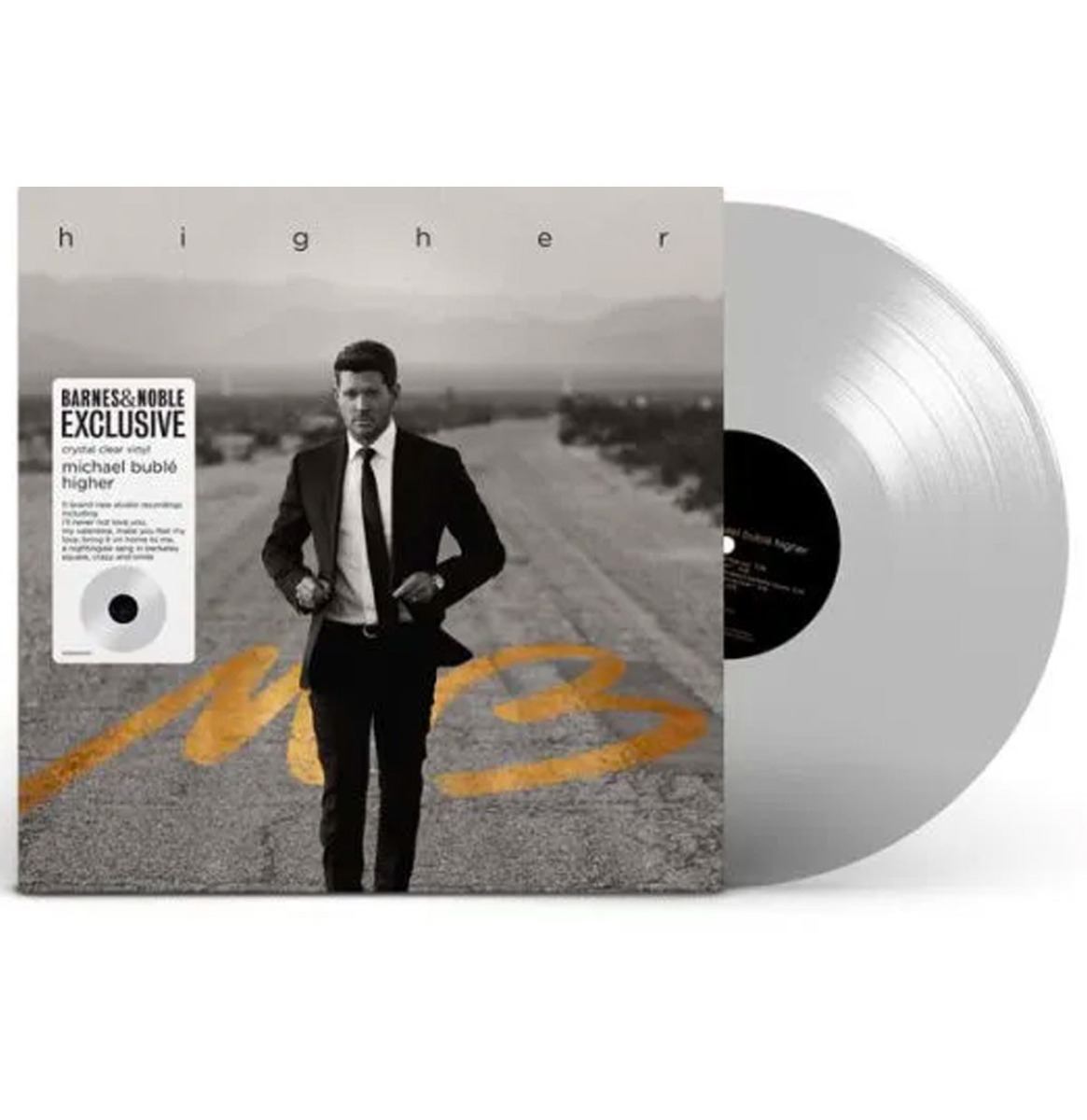 Michael Bublé - Higher (Clear Vinyl) (Barnes & Noble Exclusive) (LP) | Fiftiesstore