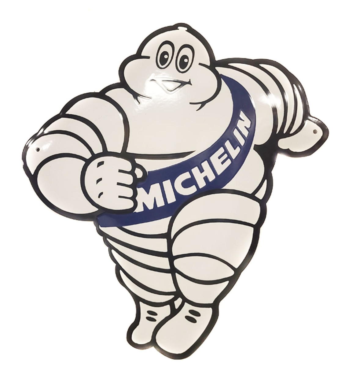 Michelin Man Bibendum Emaille Bord - 41 x 39 cm | Michelin