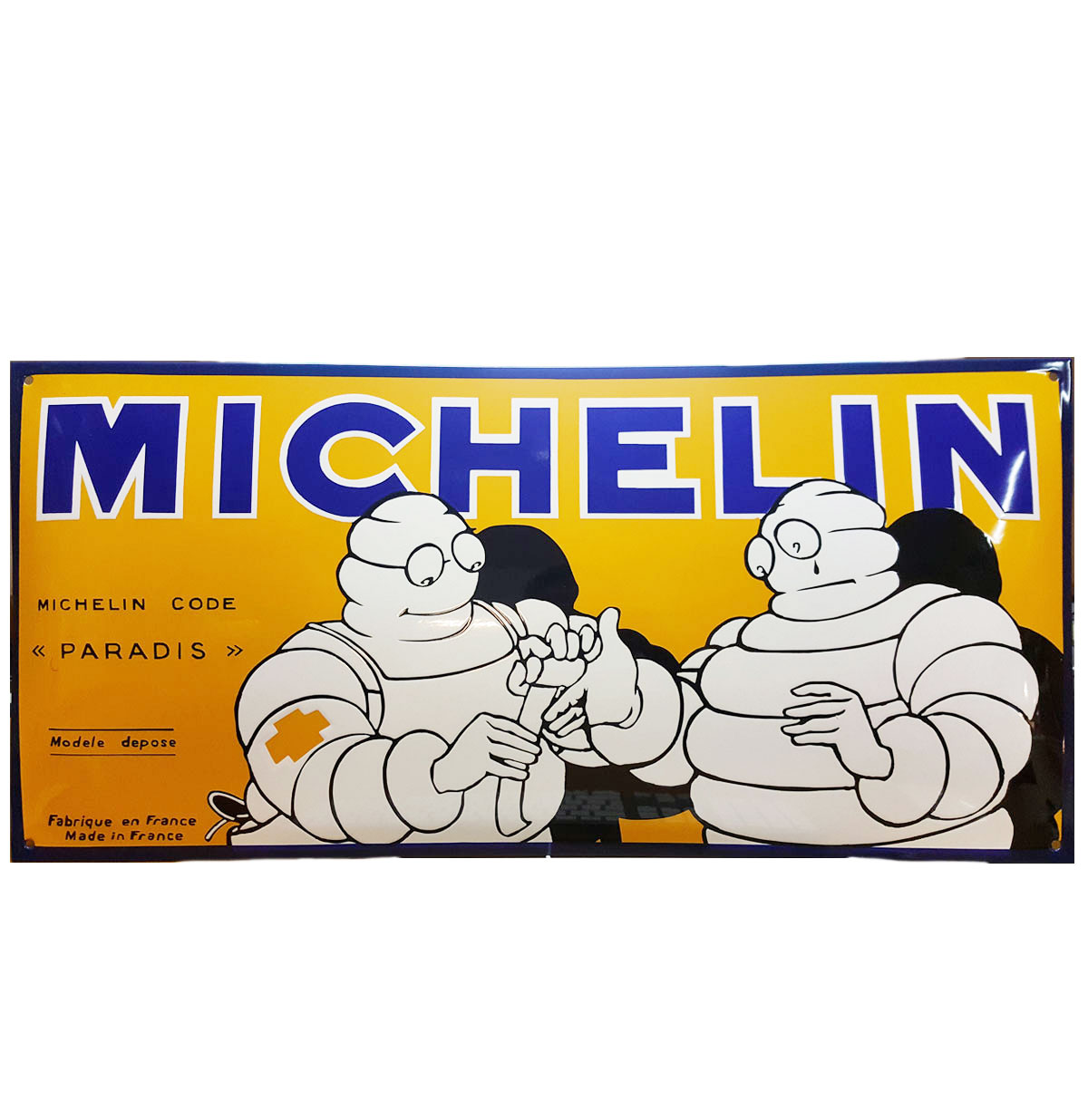 Michelin Zwaar Emaille Bord | Michelin